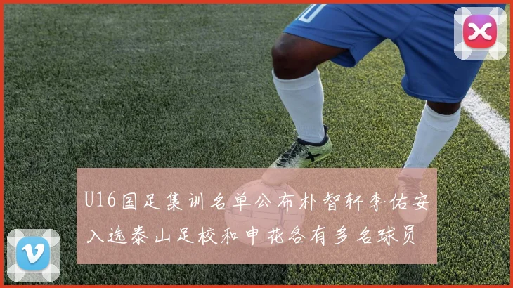 U16国足集训名单公布朴智轩李佑安入选泰山足校和申花各有多名球员参与